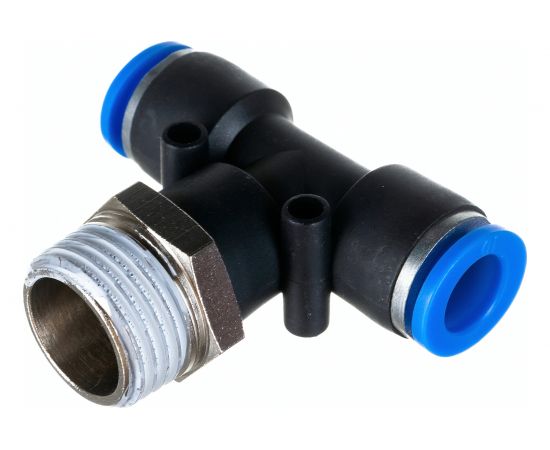 Фитинг Т-образный с наружной резьбой (10 мм; 1/2"") для пластиковых трубок ROCKFORCE RF-SPB10-04 – изображение 4