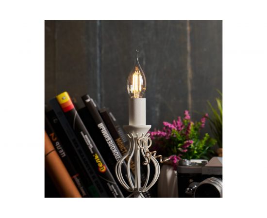 Филаментная лампа REXANT Свеча на ветру CN37 7.5 Вт 2700K E14 604-101 – изображение 5