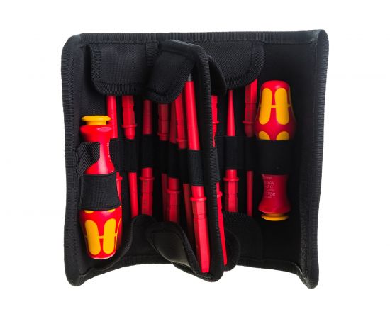 Набор отвёрток-насадок диэлектрических с рукояткой-держателем Wera, VDE, 17 предметов, WE-059030 – изображение 5