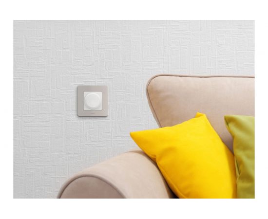 Поворотный светорегулятор Legrand без нейтрали 300Вт - INSPIRIA - белый 673790 – изображение 6