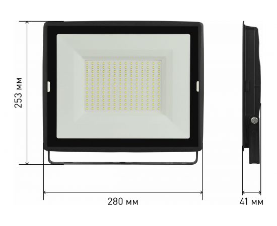 Светодиодный уличный прожектор ЭРА LPR-023-0-65K-150 150Вт 6500K 12000Лм 280х253х41 Б0052027 – изображение 8