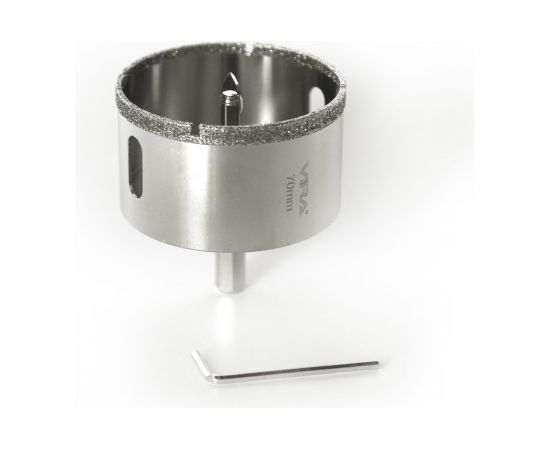 Коронка алмазная по керамике 70 мм VIRA 559510 