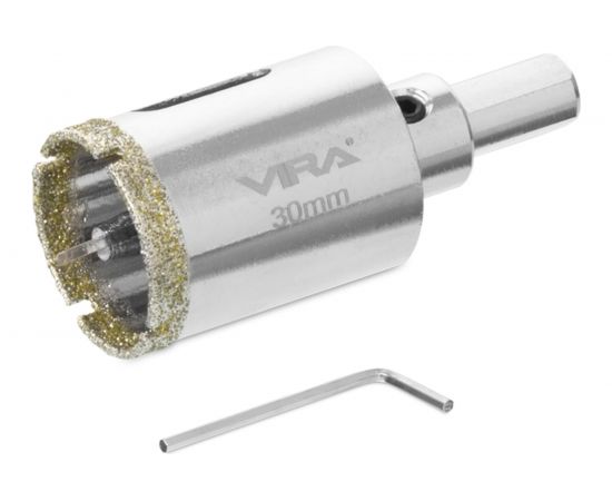 Коронка алмазная по керамике 30 мм VIRA 559503 