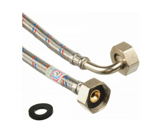 Заливной шланг для стиральной машины ТР-Сантехника из нержавеющей стали 1.5 м 37622 