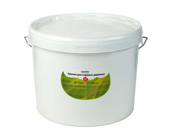Краска Светофор F4 для садовых деревьев Супербелая 14 кг ЗОР00009195 