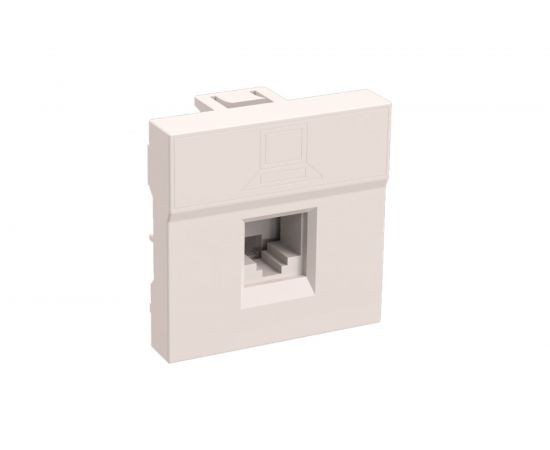 Информационная розетка IEK РКИ-20-00-П RJ-45, UTP, категория 5e, 2 модуля CKK-40D-RI2-K01 