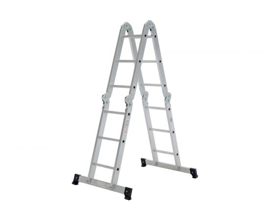 Четырехсекционная лестница-трансформер Новая Высота 4х3 ступени 1320403 