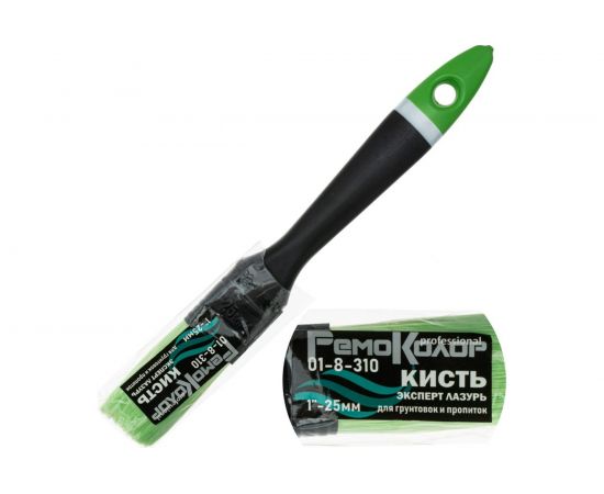 Плоская кисть РемоКолор Олимп Лазурь , 1 -25мм, 01-8-310 