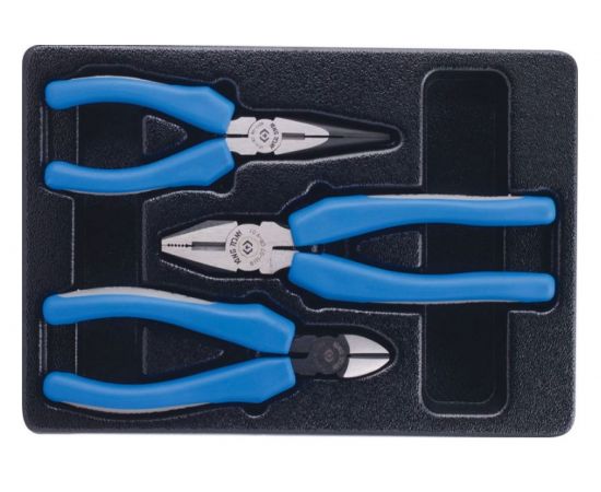 Набор плоскогубцев и бокорезов (ложемент, 3 предмета) KING TONY 9-40103GP 