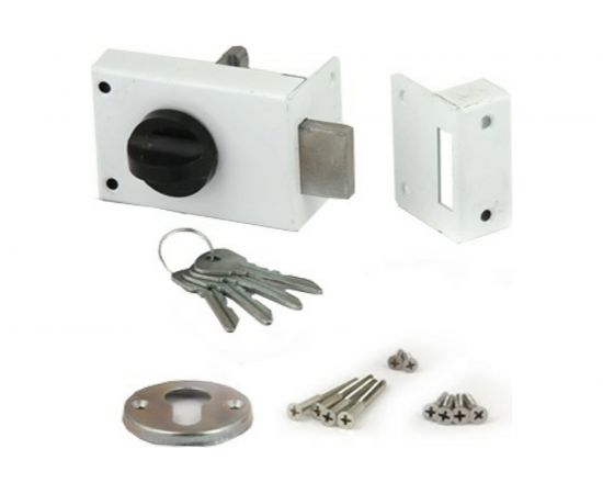 Накладной замок ЗЕНИТ Омега-ЗН-1 белый 22607 