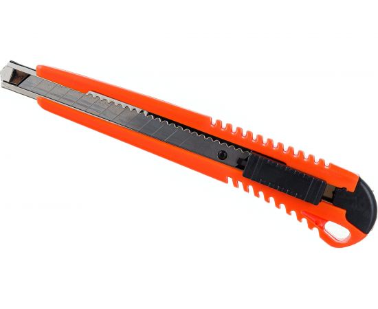 Нож 9 мм направляющая металл с фиксатором КВАЛИТЕТ НФ-9МН 6620449 