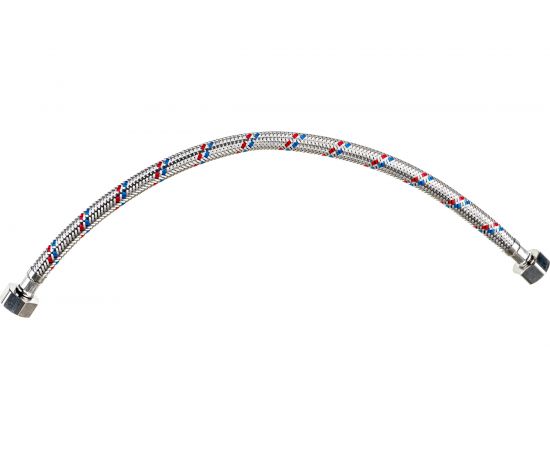 Гибкая подводка для воды Gigant с оплеткой из нержавеющей стали, 1/2""х40 см, г/г P-40-GG – изображение 2