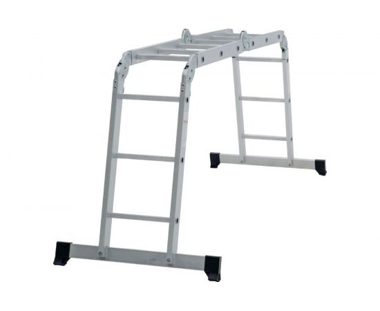 Четырехсекционная лестница-трансформер Новая Высота 4х3 ступени 1320403 – изображение 2
