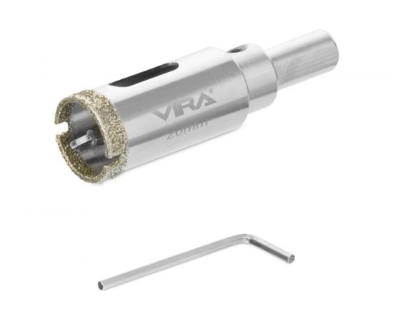 Коронка алмазная по керамике 20 мм VIRA 559501 – изображение 2