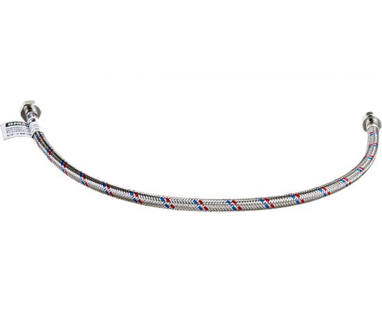 Гибкая подводка для воды Gigant с оплеткой из нержавеющей стали, 1/2""х60 см, г/ш P-60-GW – изображение 2