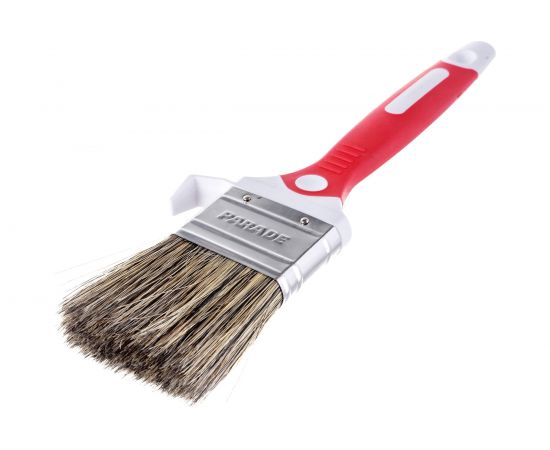 Плоская кисть для интерьерных красок PARADE, натуральная щетина, 50 мм 7104002 – изображение 2