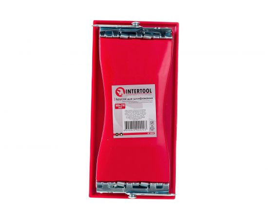 Брусок для шлифования INTERTOOL 100х210 мм, металлический зажим HT-0002 – изображение 2