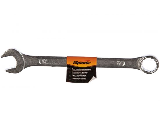 Комбинированный ключ SPARTA 17 мм, хромированный 150445 – изображение 2