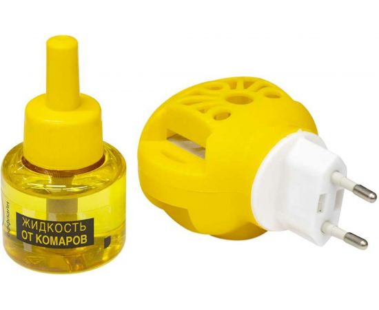 Комплект от комаров Комарофф оффлайн ДЛИТЕЛЬНО 70 ночей, без запаха, флакон 45 мл OF01060201 – изображение 2