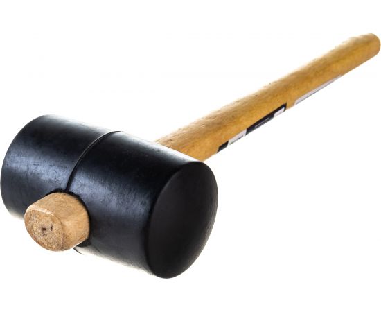 Киянка ULTIMA деревянная рукоятка, 450 г, черная резина, 121042 – изображение 2