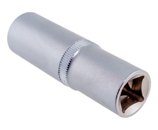 Головка торцовая удлиненная МАСТЕР (17 мм; 1/2""; Cr-V; FLANK) Зубр 27726-17 – изображение 3