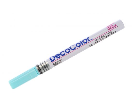 Лаковый маркер MARVY UCHIDA с тонким наконечником 0,8мм бледно-голубой PALE BLUE MAR140/53 – изображение 3