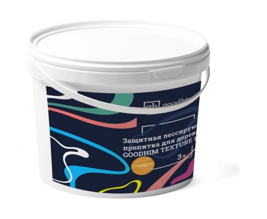 Защитная лессирующая пропитка для дерева Goodhim TEXTURE 110 сосна 3 л 71085 – изображение 3