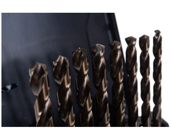 Набор сверл по металлу HSS-Co (19 шт; 1-10 мм) Inforce 11-01-326 – изображение 3