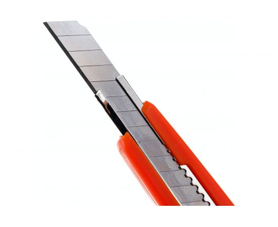 Нож 9 мм направляющая металл с фиксатором КВАЛИТЕТ НФ-9МН 6620449 – изображение 3