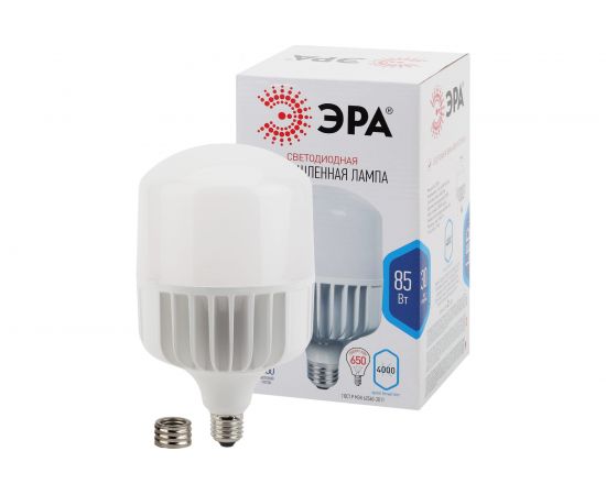 Светодиодная лампа ЭРА LED POWER T140-85W-4000-E27/E40, колокол, нейтральный Б0032087 – изображение 5