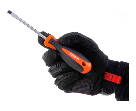 Отвертка SL6x100, CR-V,магнитная, 2-х компонентная рукоятка PATRIOT 350003161 – изображение 5