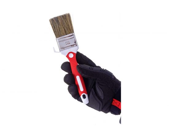 Плоская кисть для интерьерных красок PARADE, натуральная щетина, 50 мм 7104002 – изображение 6