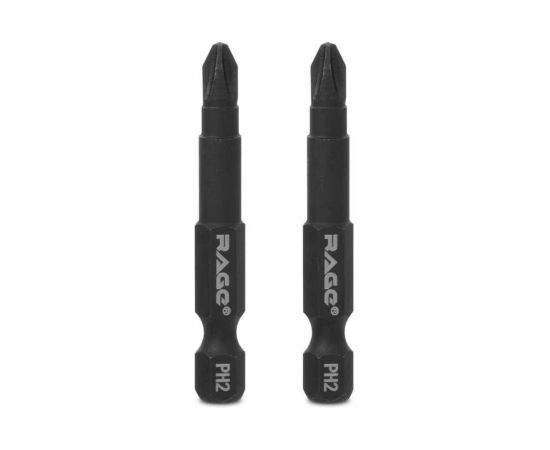 Биты магнитные с ограничителем (2 шт; PH2x50 мм; S2) RAGE by VIRA 554133 – изображение 6