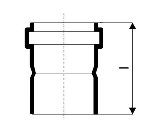 Насадная муфта канализационная Ostendorf 75 мм 113810 – изображение 6