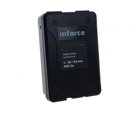 Набор сверл по металлу HSS-Co (19 шт; 1-10 мм) Inforce 11-01-326 – изображение 6