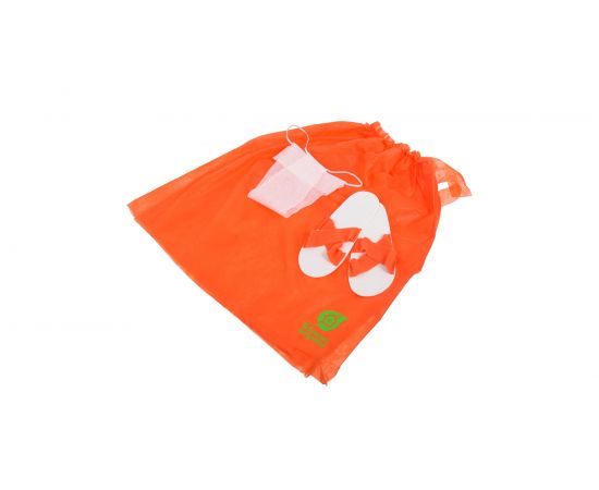 Одноразовый женский набор для бани и сауны Банные штучки, оранжевый 33302 