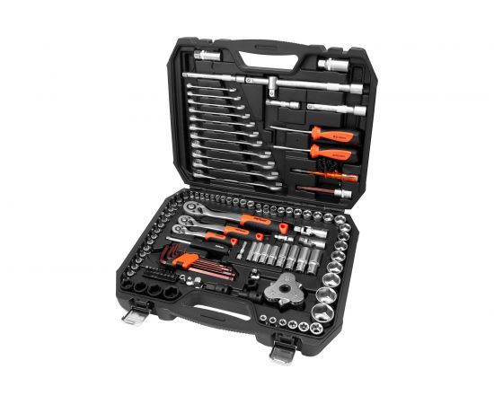 Набор инструмента AV Steel 127 предметов 1/4"",3/8"" профессиональный AV-011127 