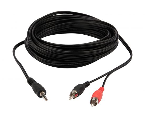 Шнур REXANT Стерео 3.5 мм-2 RCA, длина 7 метров 17-4206 