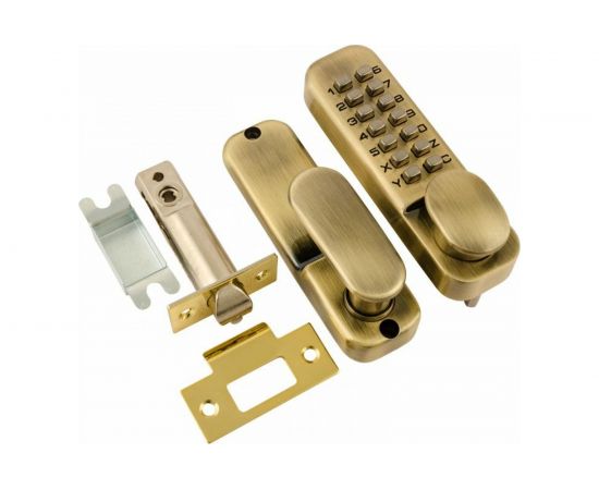 Кодовый замок НОРА-М 200 ст.бронза 7289 