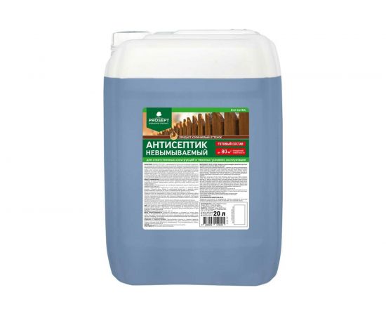 Антисептик PROSEPT ECO ULTRA невымываемый, коричневый, готовый состав, 20 л 062-20 
