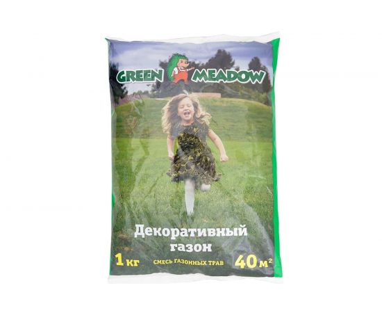 Семена газона GREEN MEADOW Декоративный стандартный газон 1 кг 4607160330600 