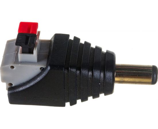 Разъем питания REXANT штекер 2.1х5.5 с быстрозажимной колодкой, блистер 14-0314-2 