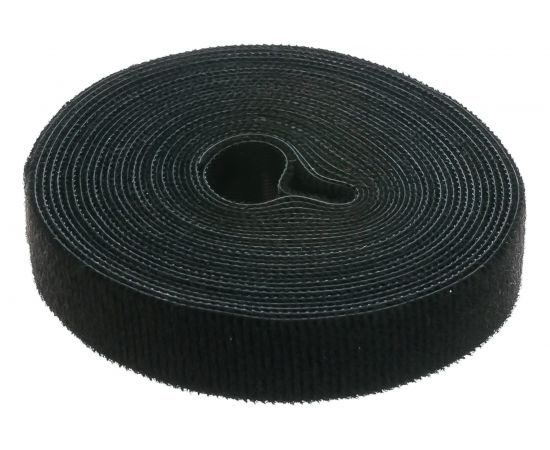 Универсальная лента велькро (5мх20.5мм, черная) FORTISFLEX ЛВУ 78437 