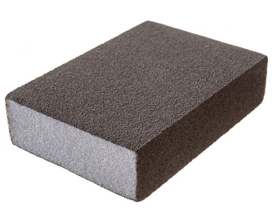 Губка шлифовальная четырехсторонняя AL2O3 средняя жесткость (100x68x26 мм; Р320) DEXX 35637-320 