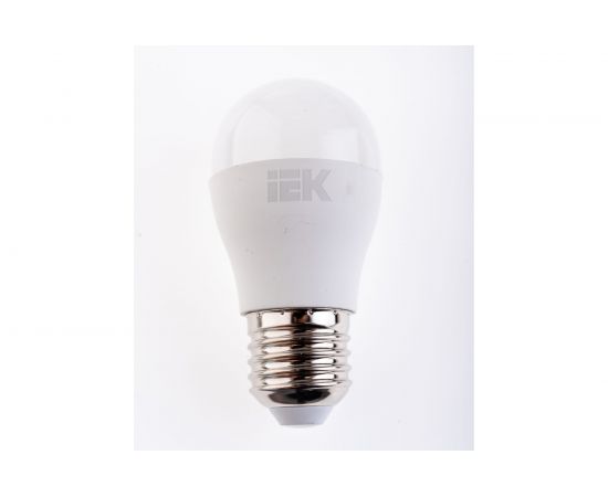 Лампа IEK LED, G45, шар, 9вт, 230В, 4000К, E27 LLE-G45-9-230-40-E27 