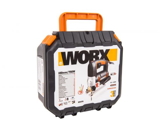 Электрический лобзик WORX 750 Вт, кейс WX479 – изображение 11