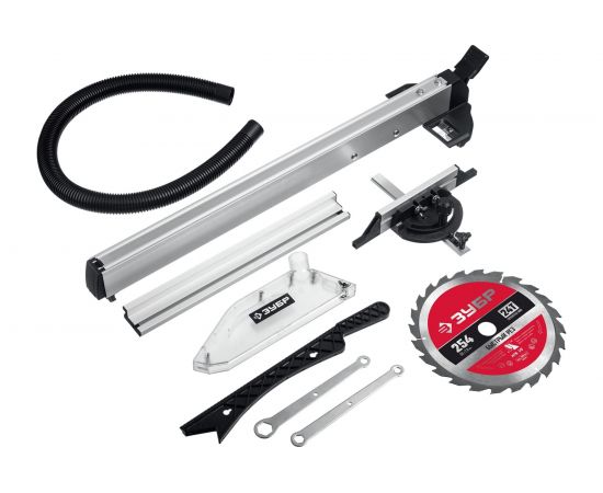 Распиловочный станок ЗУБР 1900 Вт напольный со станиной и удлинителем СРЦ-254су – изображение 16