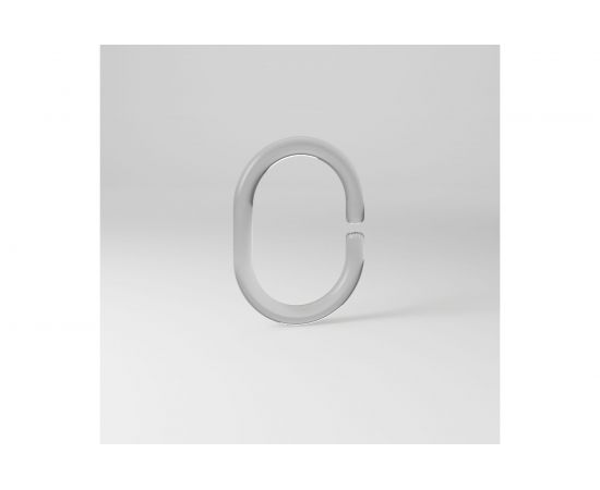 Набор колец для шторы в ванную комнату IDDIS Transparent RID012P – изображение 2