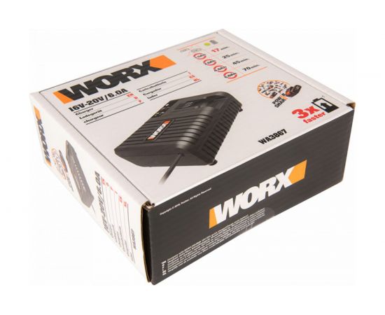 Устройство зарядное (20 В; 6 A) WORX WA3867 – изображение 2