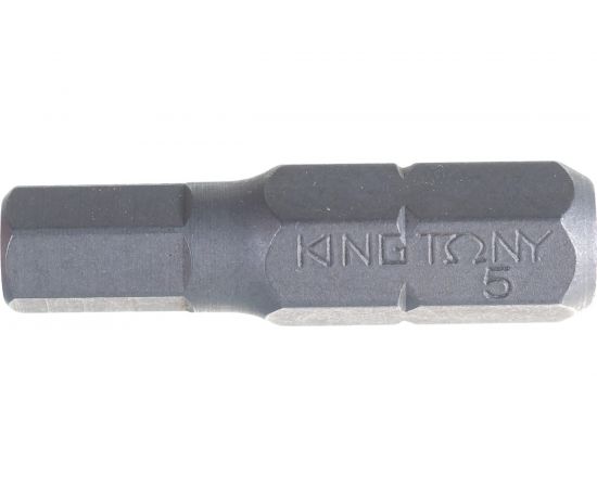 Вставка бита торцевая 1/4", HEX, 5 мм, L = 25 мм KING TONY 102505H – изображение 2